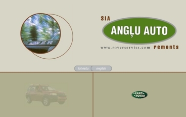 Angļu auto remonts - Home page www.roverserviss.com screenshot 